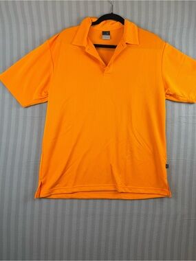 Nike Men's Orange Sphere Dry Polo Shirt Size M